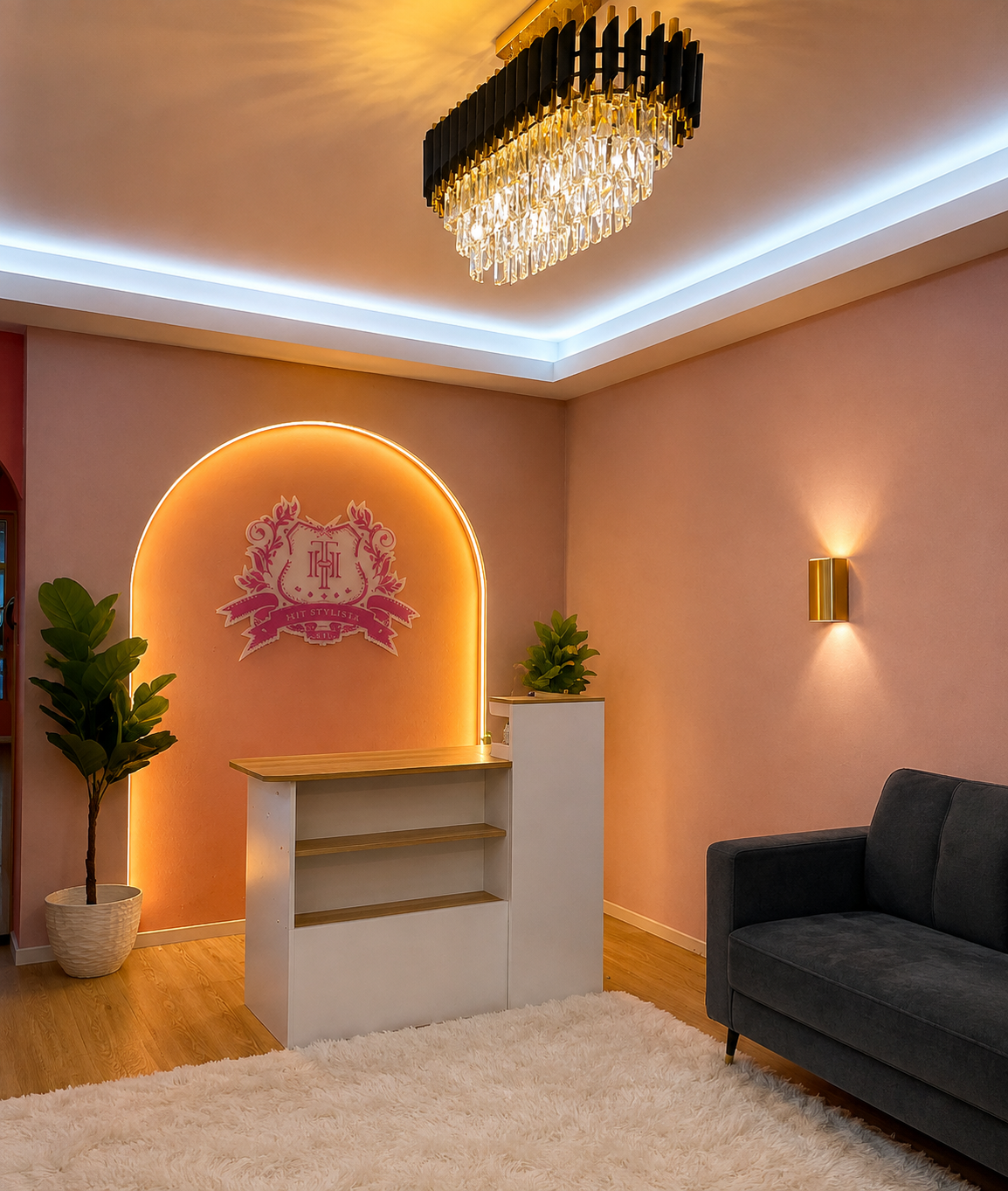 Ruang penerimaan salon